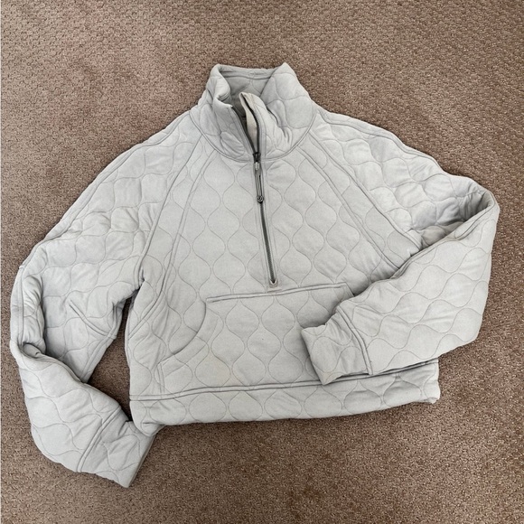 Lululemon Oversized Quilted Half Zip Pullover - Picture 1 of 9